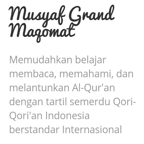 Mushaf Grand Maqamat 2