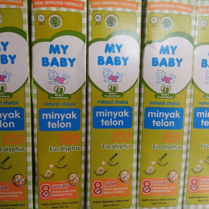 My Baby Minyak Telon Plus 8 Jam 145 ml