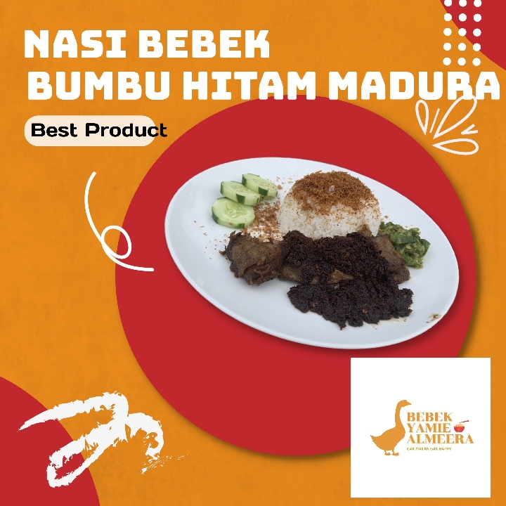 NASI BEBEK BUMBU HITAM MADURA