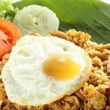 NASI GORENG IKAN ASIN TELUR CEPLOK