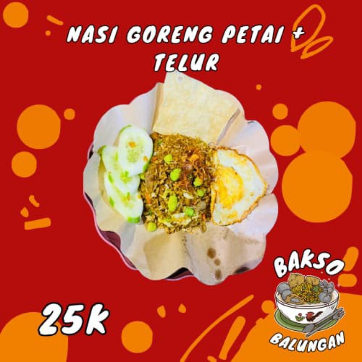 NASI GORENG PETAI TELUR 