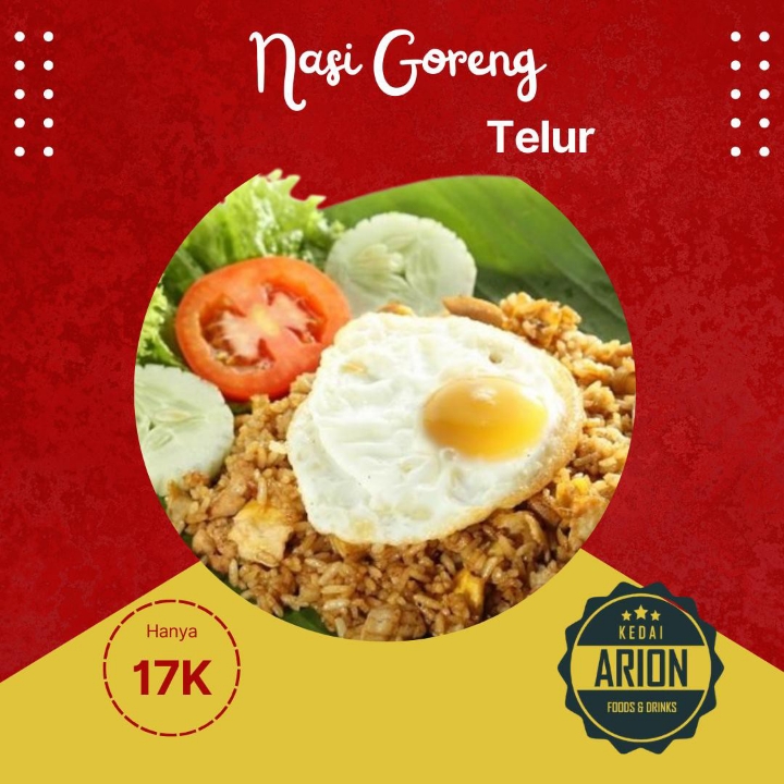 NASI GORENG TELUR ARION
