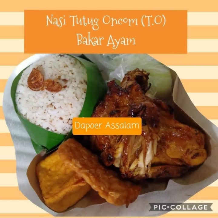 NASI PUTIH AYAM BAKAR PAKET KOMPLIT