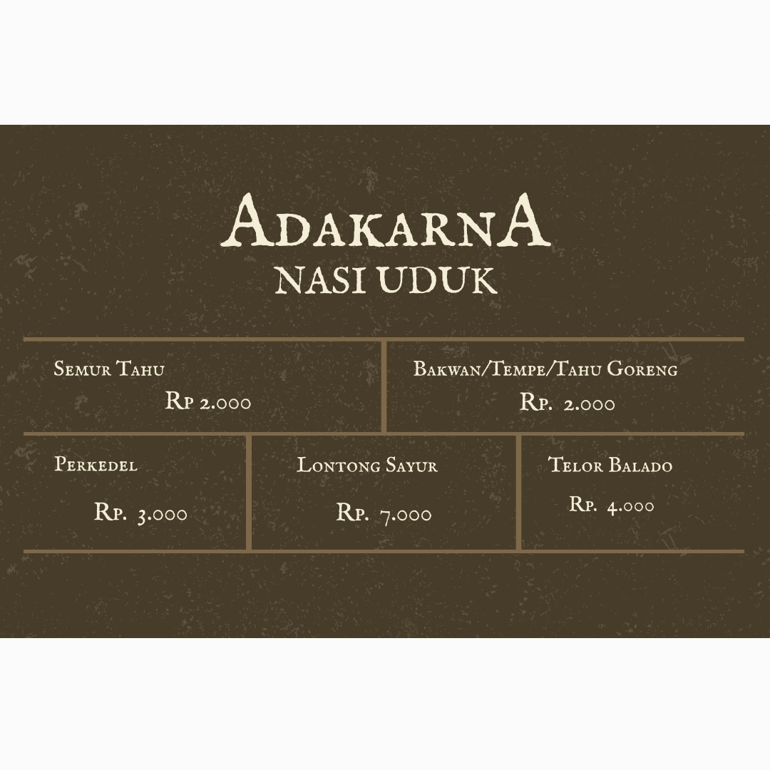 NASI UDUK ADAKARNA 2