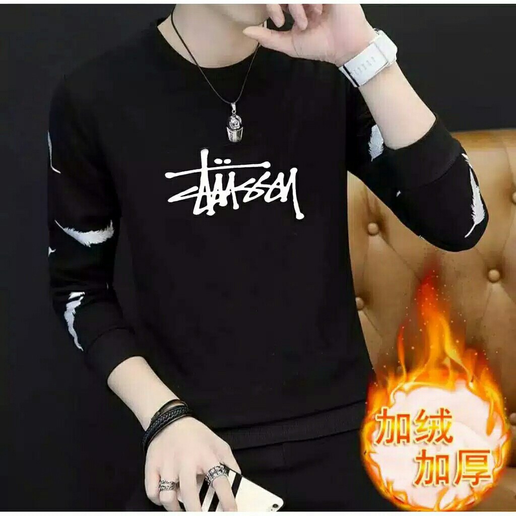 NEW BAJU PRIA KEREN BAHAN TEBAL STUSI 2 WARNA