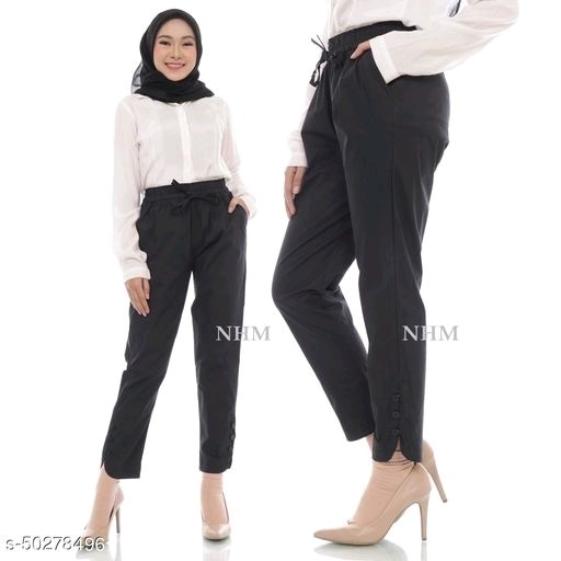 NHM Celana Wanita CINDY PANTS-Black