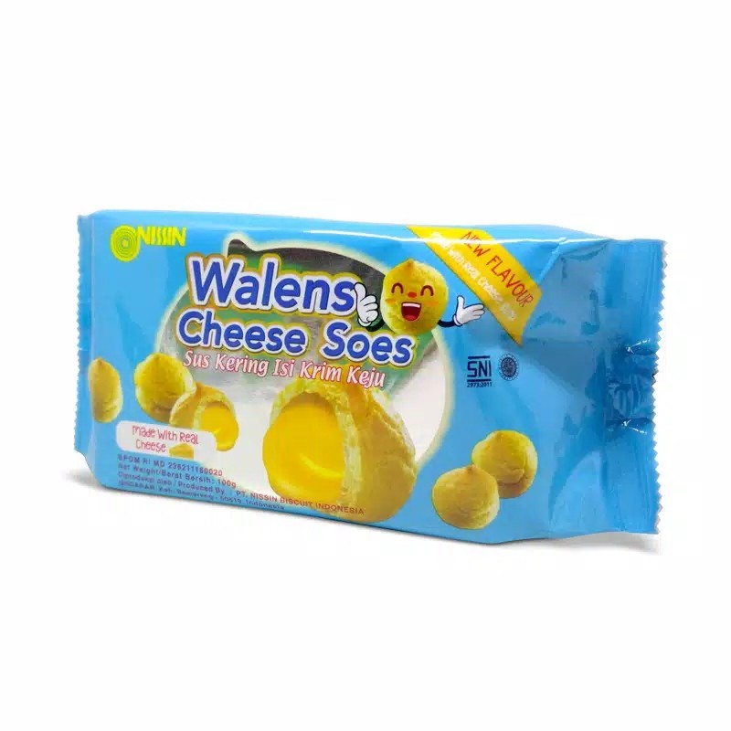 NISSIN WALLENS CHEESE SOES 100 G