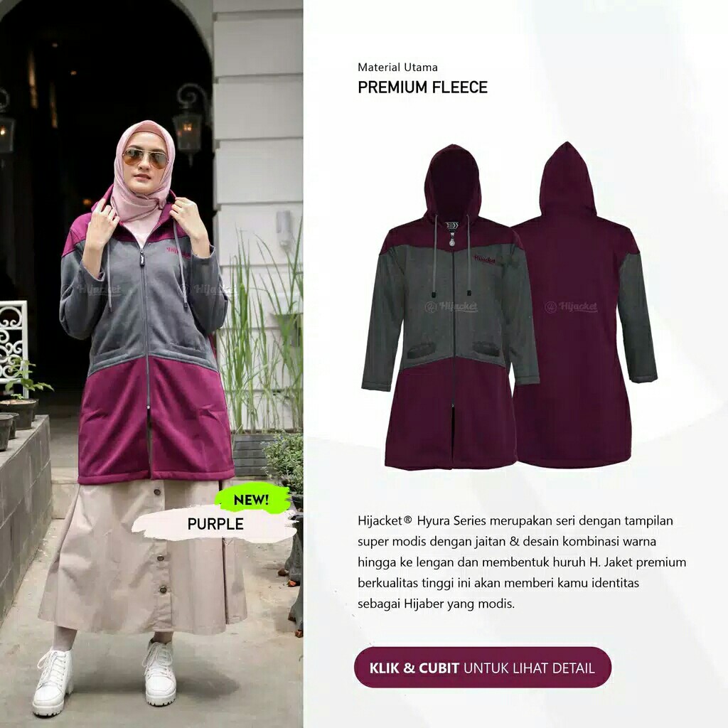 NO1 TERLARIS Hijacket Hyura Original  Jaket Wanita 3