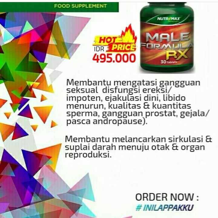 NUTRIMAX - MALE FORMULA RX