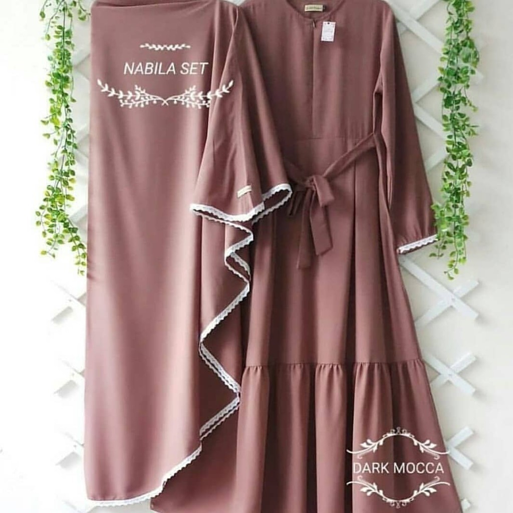 Nabila set MUSLIM SYARI HIJAB TERLARIS 2
