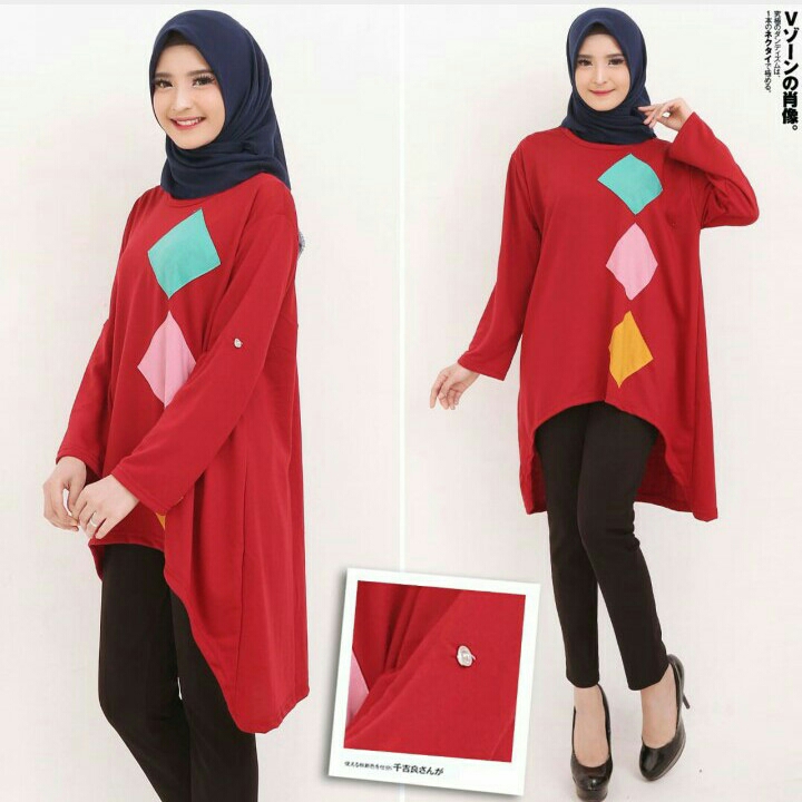 Nadirah Tunik Red