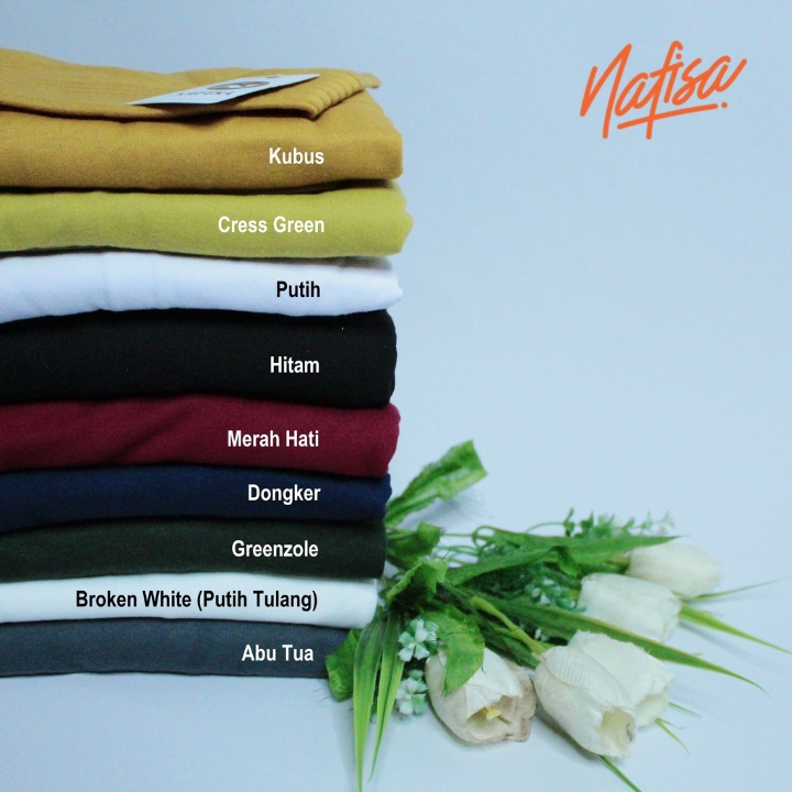 Nafisa Asha  Jilbab Instan Pet Antem  Hijab Instan Bergo Kaos Jumbo 3