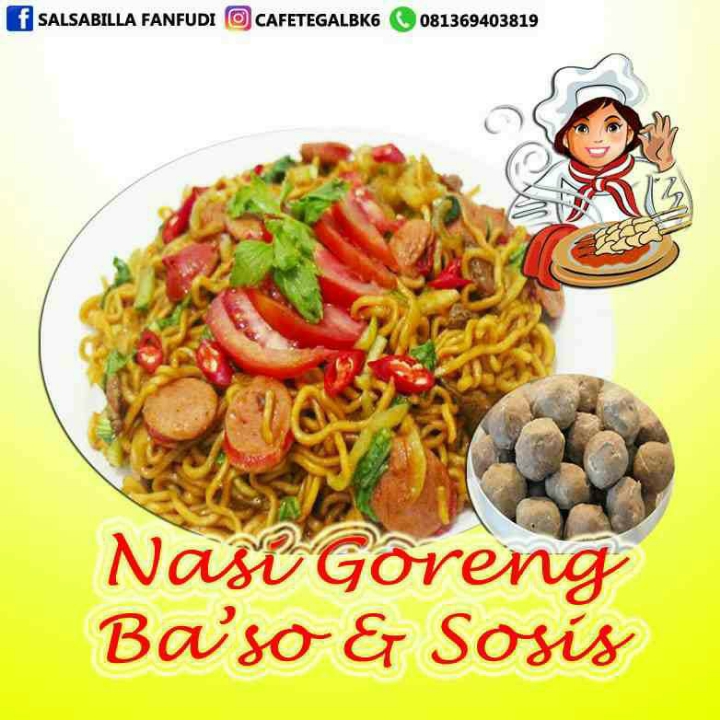 Nasgor bakso Sosis 