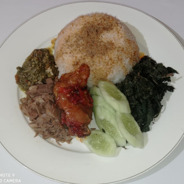 Nasi  Ayam  Belado 