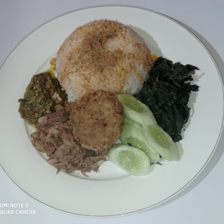 Nasi  Bergedel 