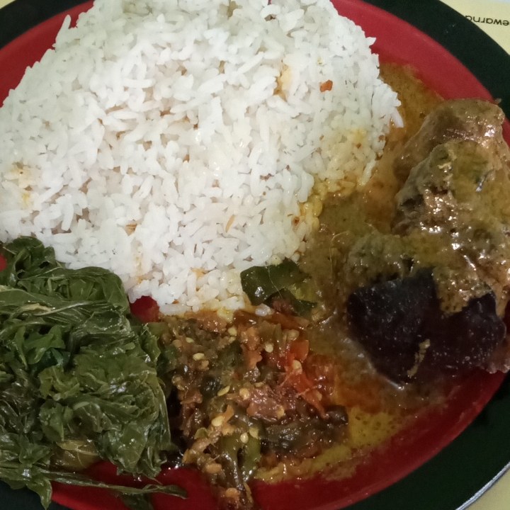 Nasi Ati Gulai Sayur