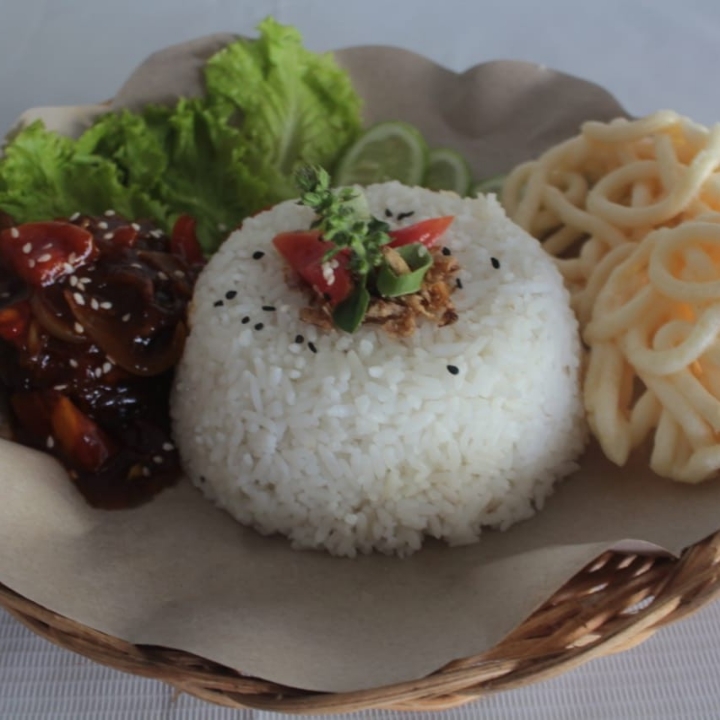Nasi Ayam Asam Manis