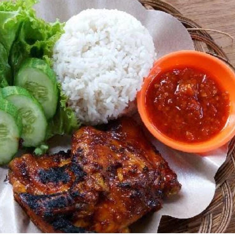 Nasi Ayam Bakar Kantin Bawah Dada Atau Paha