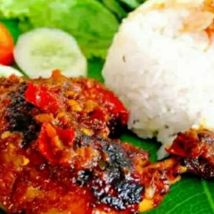 Nasi Ayam Bakar Rica-Rica