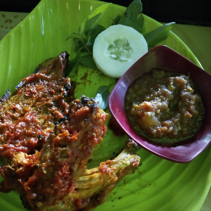 Nasi Ayam Bakar Rica-rica