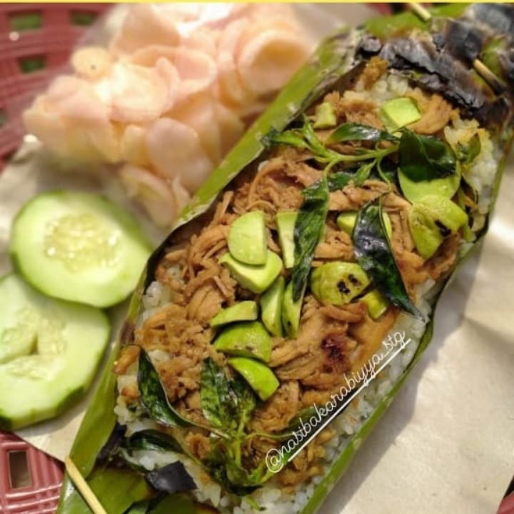 Nasi Ayam Bakar Suwir Tidak Pedas 