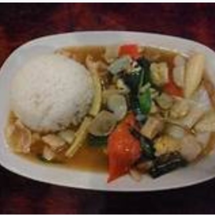 Nasi Ayam Capcay