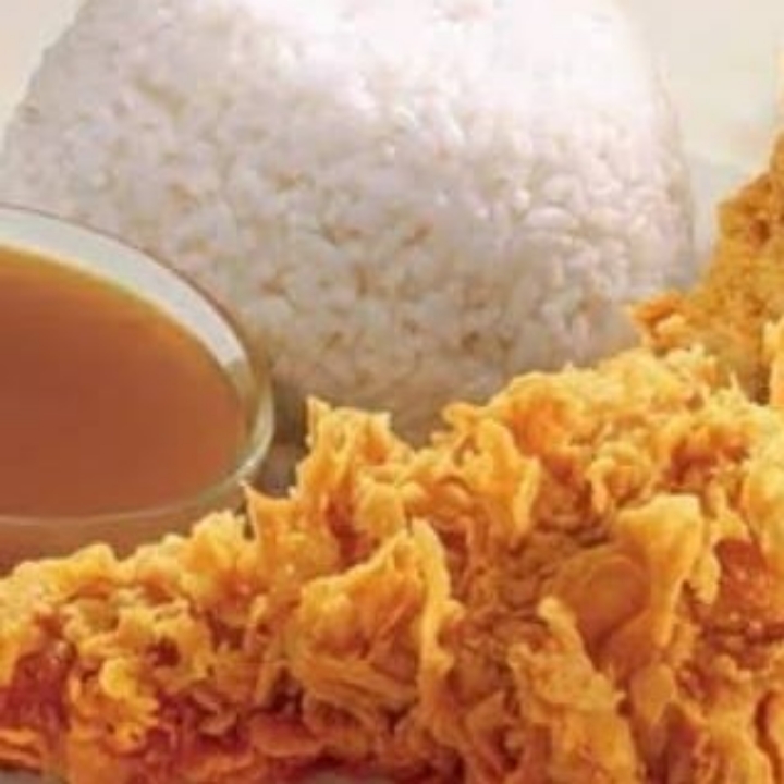 Nasi Ayam Crispy
