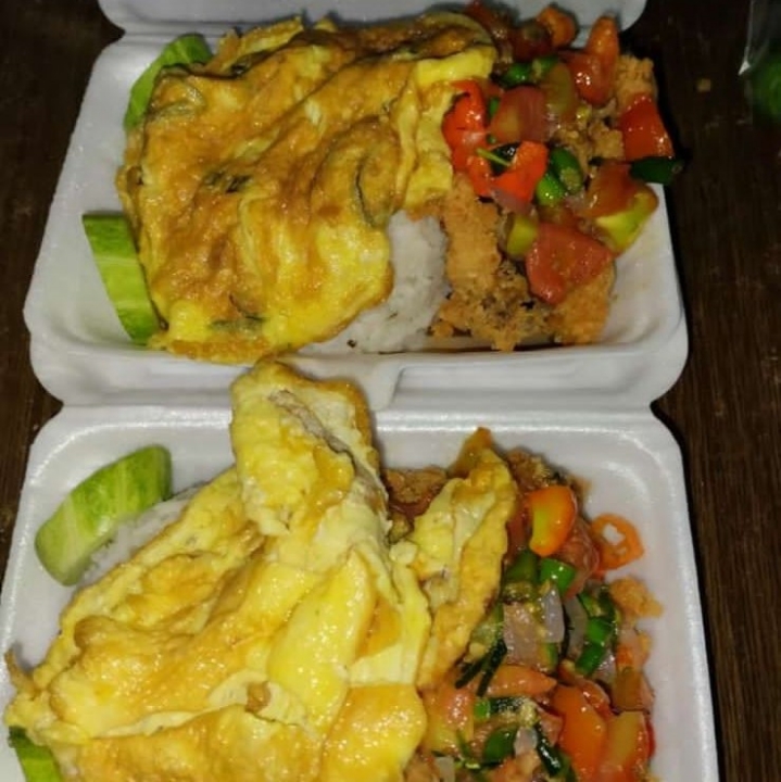 Nasi Ayam Dabu Dabu telor