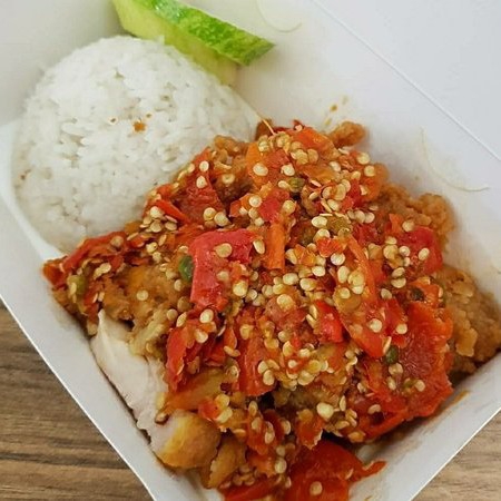 Nasi Ayam Geprek