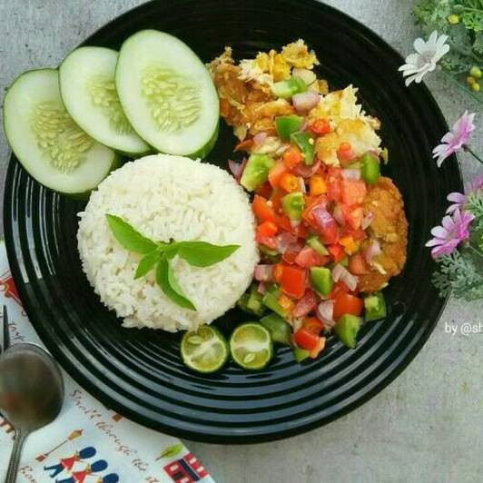 Nasi Ayam Geprek