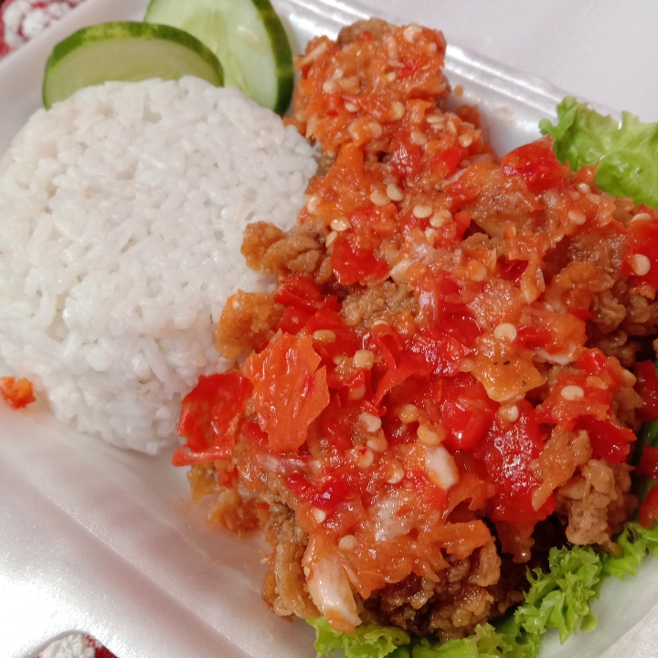 Nasi Ayam Geprek