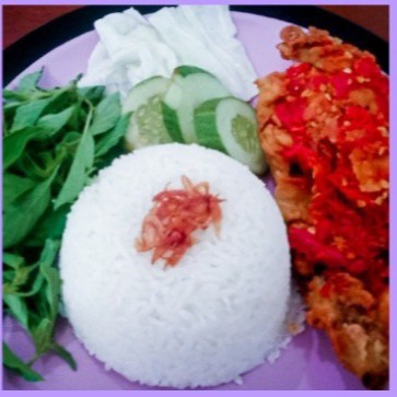 Nasi Ayam Geprek