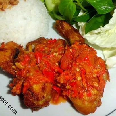 Nasi Ayam Goreng Sambal Colek