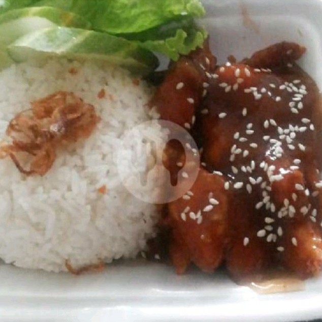 Nasi Ayam Katsu Saus Lada Hitam