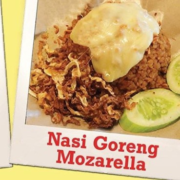 Nasi Ayam Mozarella