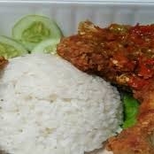 Nasi Ayam Penyet