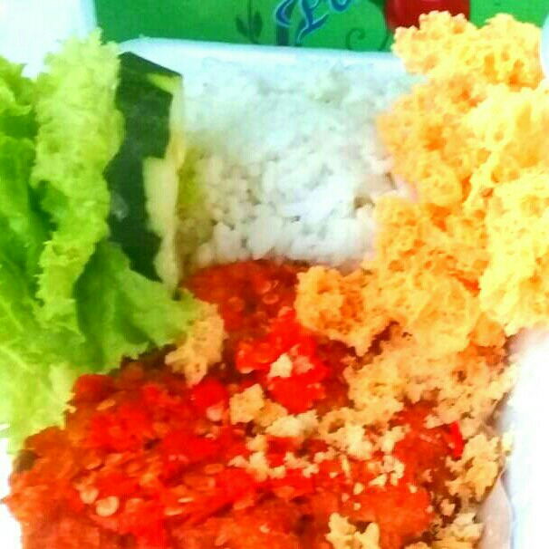 Nasi Ayam Penyet Tulang Lunak