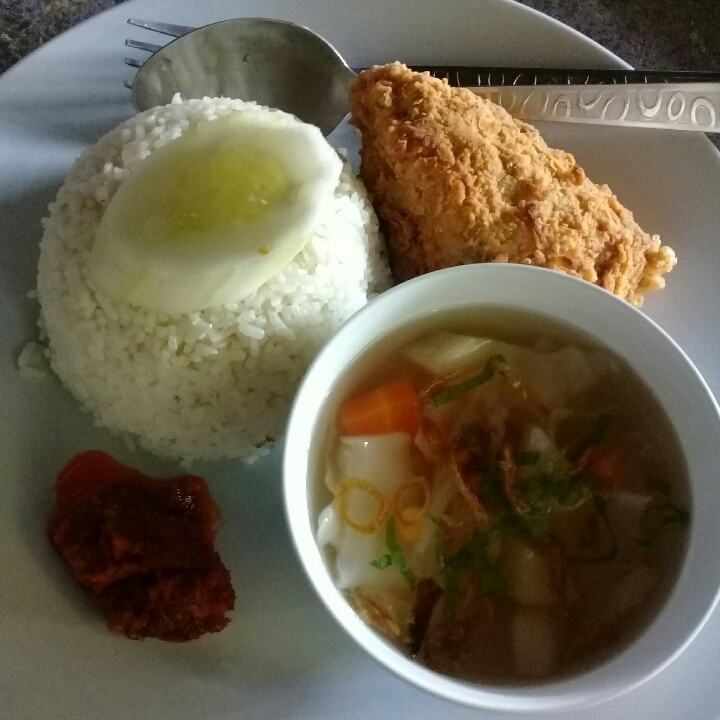 Nasi Ayam kentucky