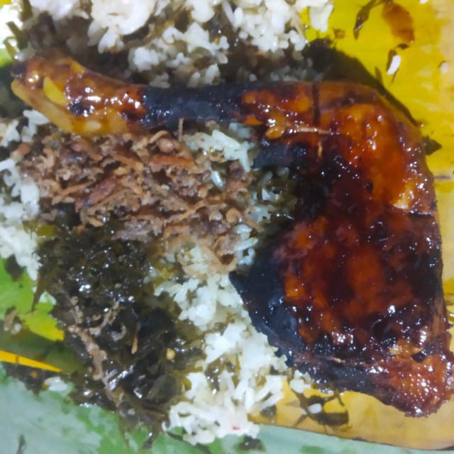 Nasi Bakar Ayam Bakar