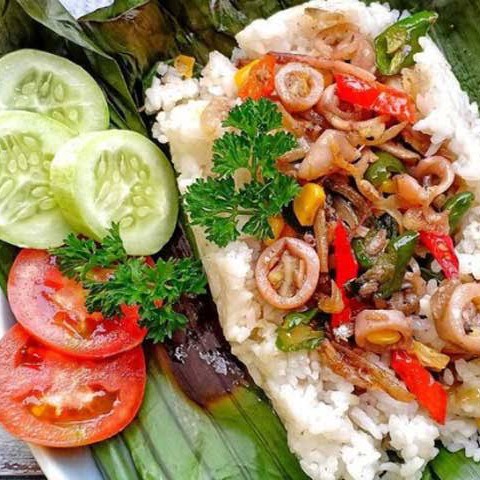 Nasi Bakar Cumi King