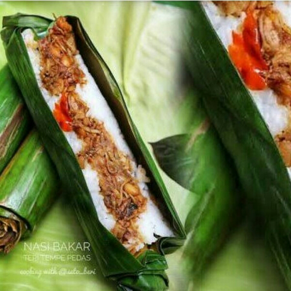 Nasi Bakar Kentang Teri