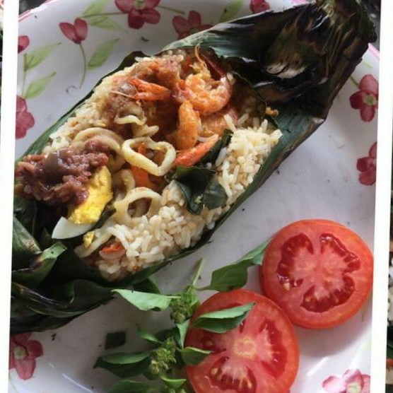Nasi Bakar Seafood