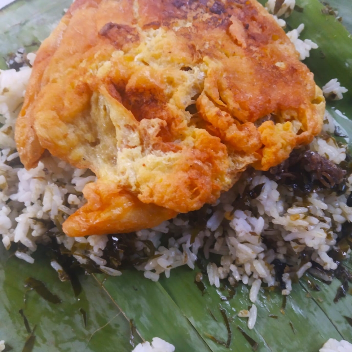 Nasi Bakar Telor