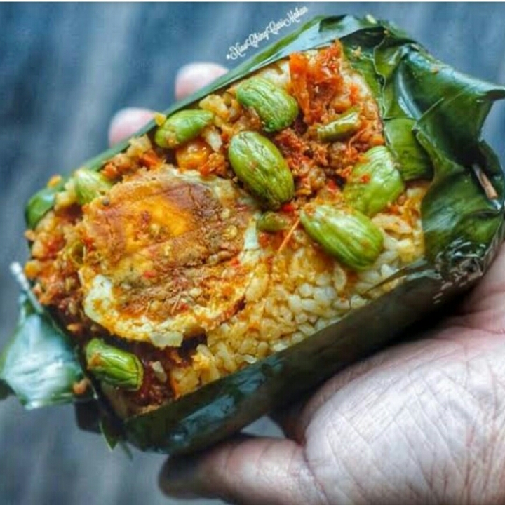 Nasi Bakar Teri Petai