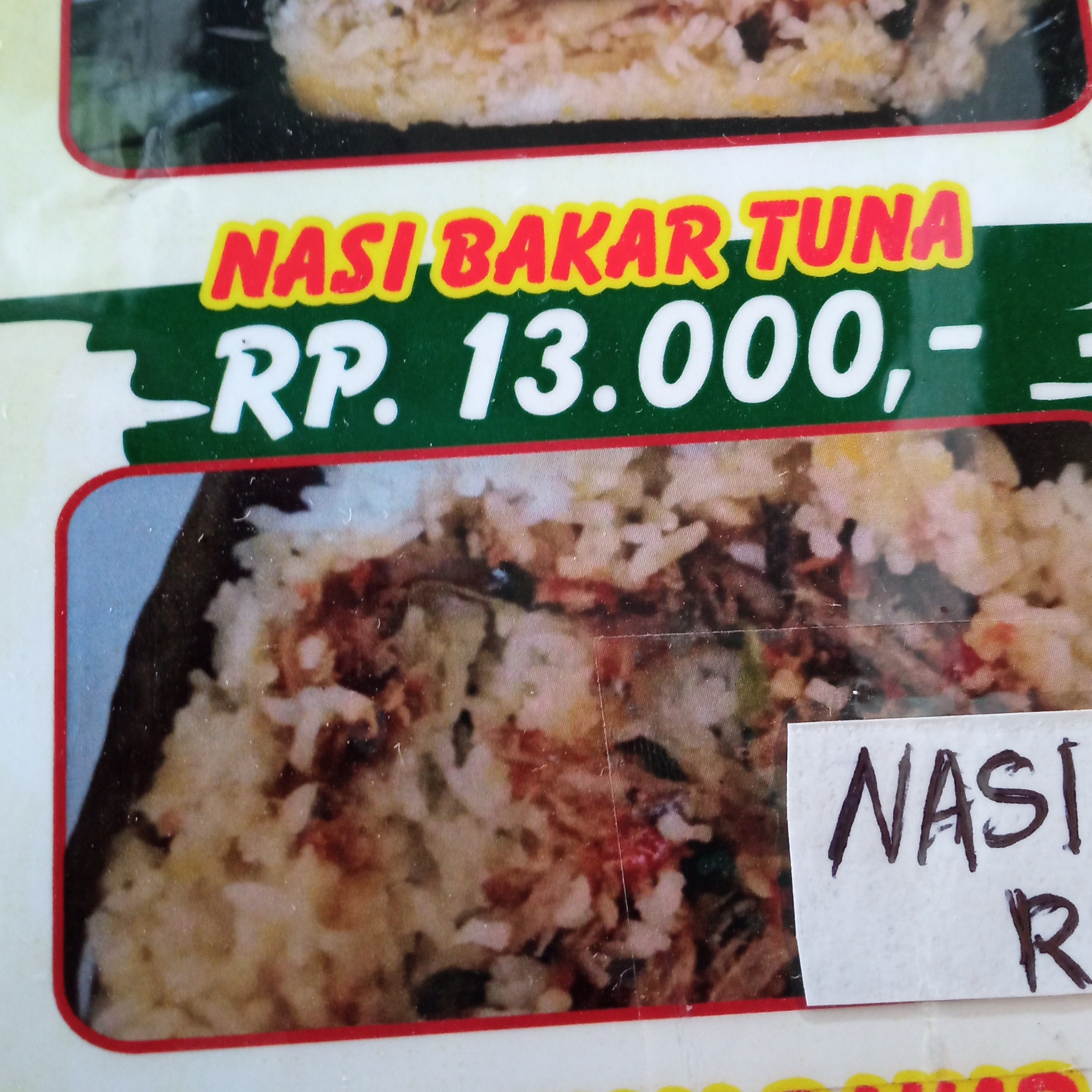 Nasi Bakar Tuna