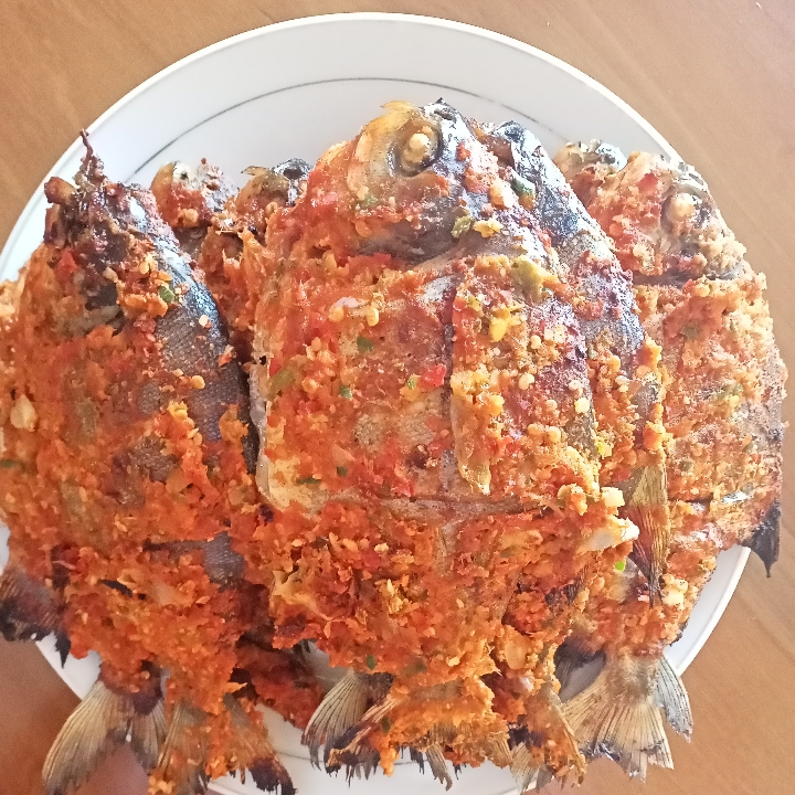 Nasi Bawal Bakar