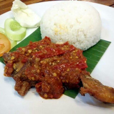Nasi Bebek Penyet