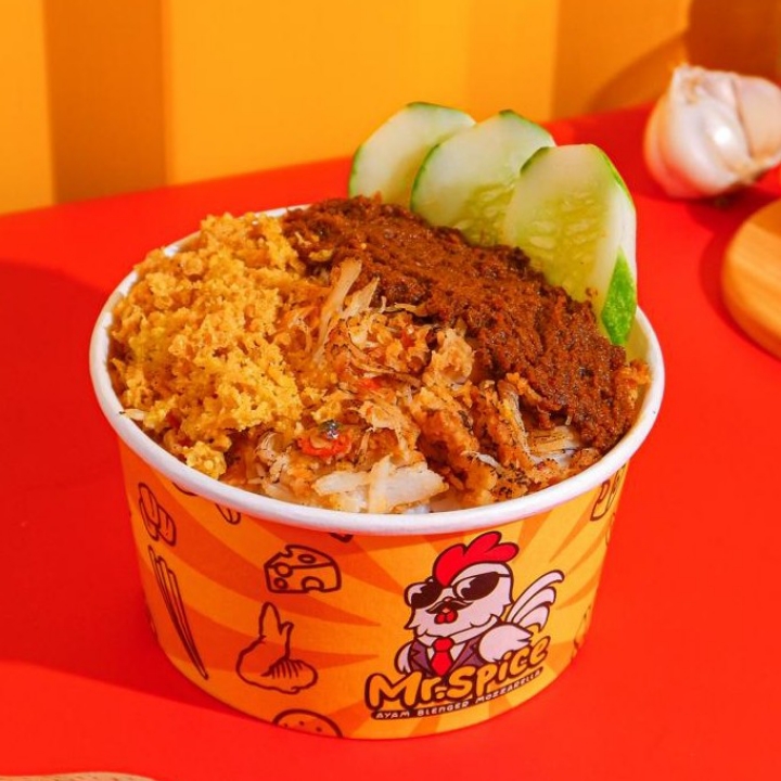 Nasi Blenger Rendang