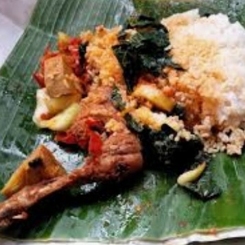 Nasi Bungkus Porsi Sedang