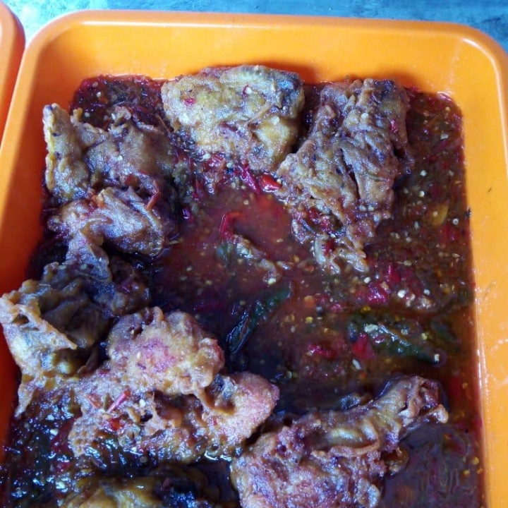 Nasi Campur Ayam Balado